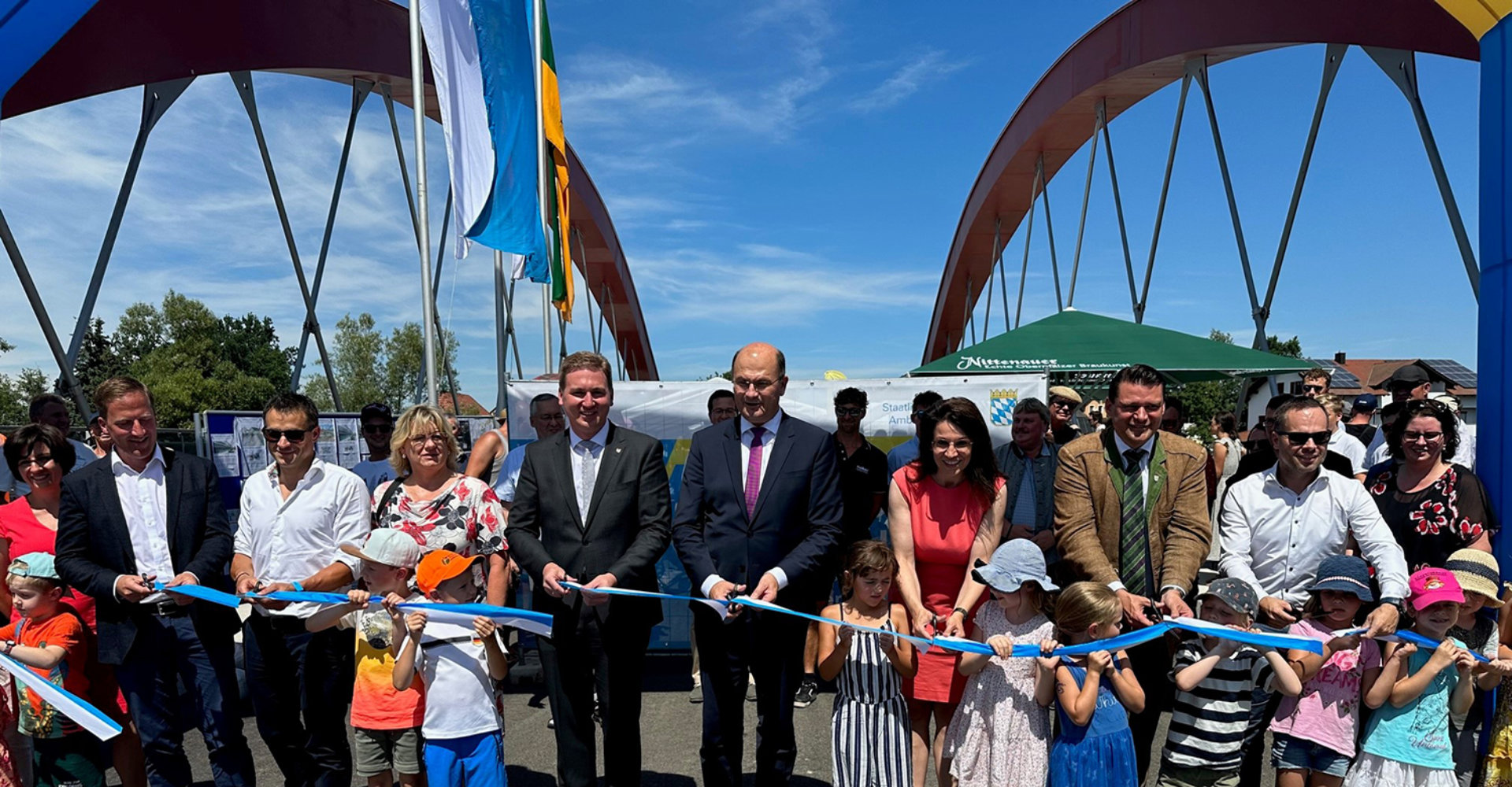 Freigabe der Großen Regenbrücke Nittenau -Foto: Staatliches Bauamt Amberg-Sulzbach Freigabe der Großen Regenbrücke Nittenau -Foto: Staatliches Bauamt Amberg-Sulzbach